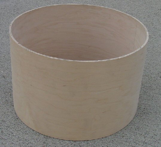 12" X 6" 6 ply Tom Shell with No Bearing Edge